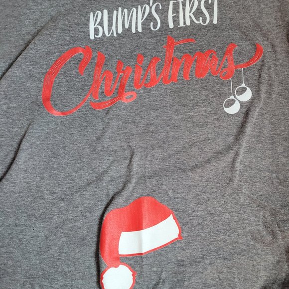 Christmas maternity tee - Picture 2 of 2